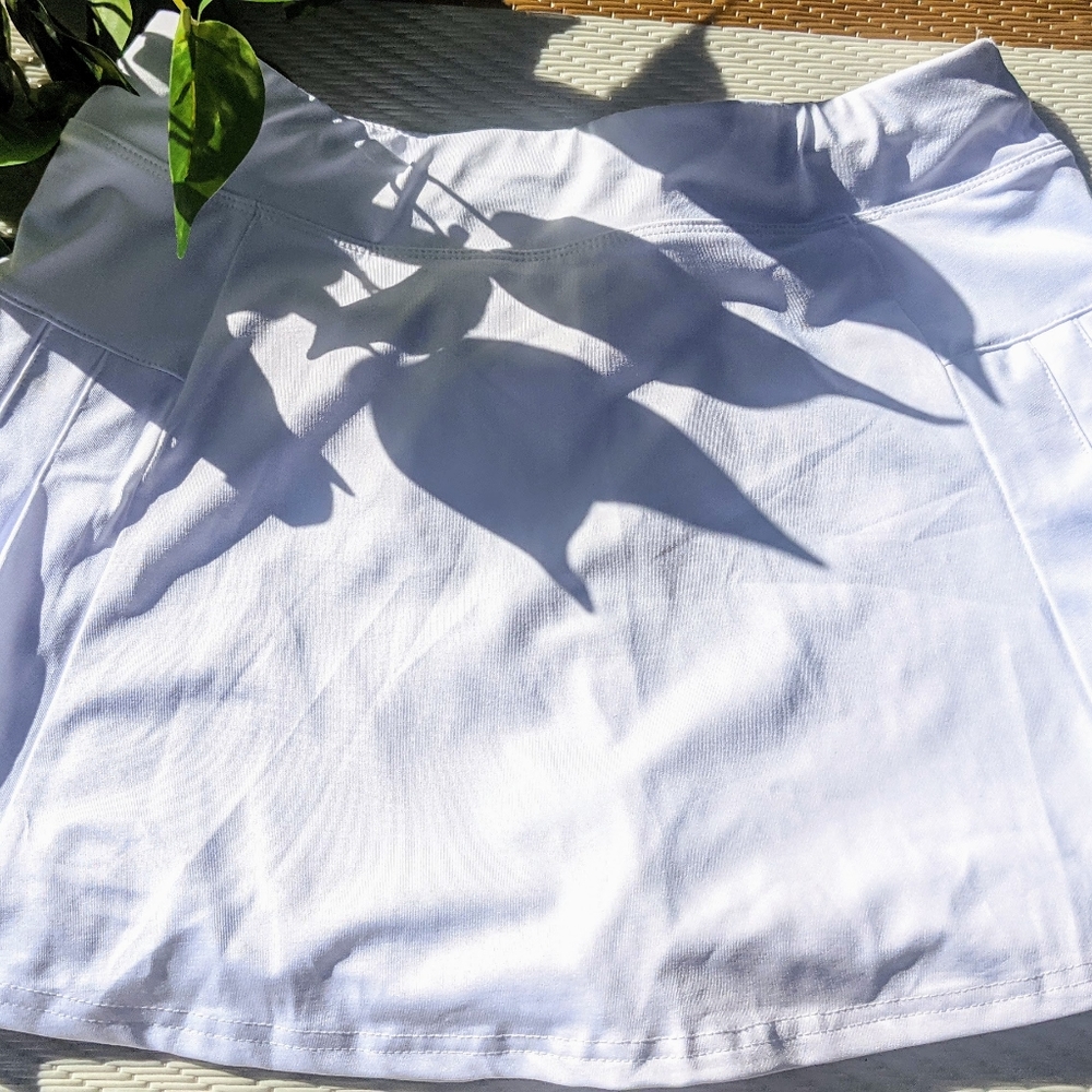 White Cute Tennis Skirt